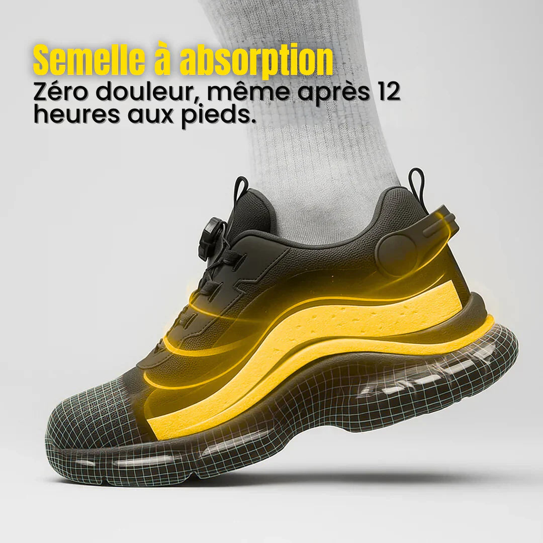 Chaussures de sécurité à bout renforcé – Protection et confort supérieurs