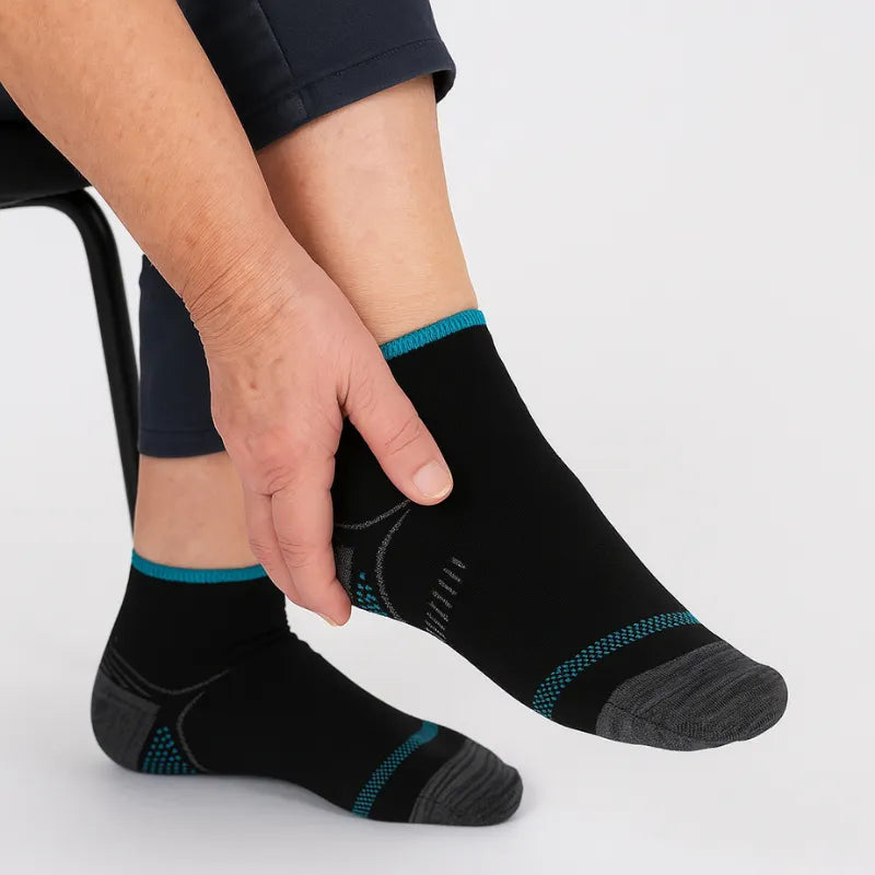 Chaussettes de compression en fibre de bambou – Soutien, confort et bien-être au quotidien