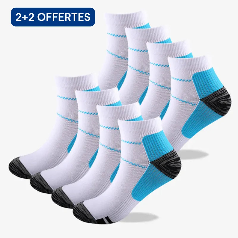 Chaussettes de compression en fibre de bambou – Soutien, confort et bien-être au quotidien