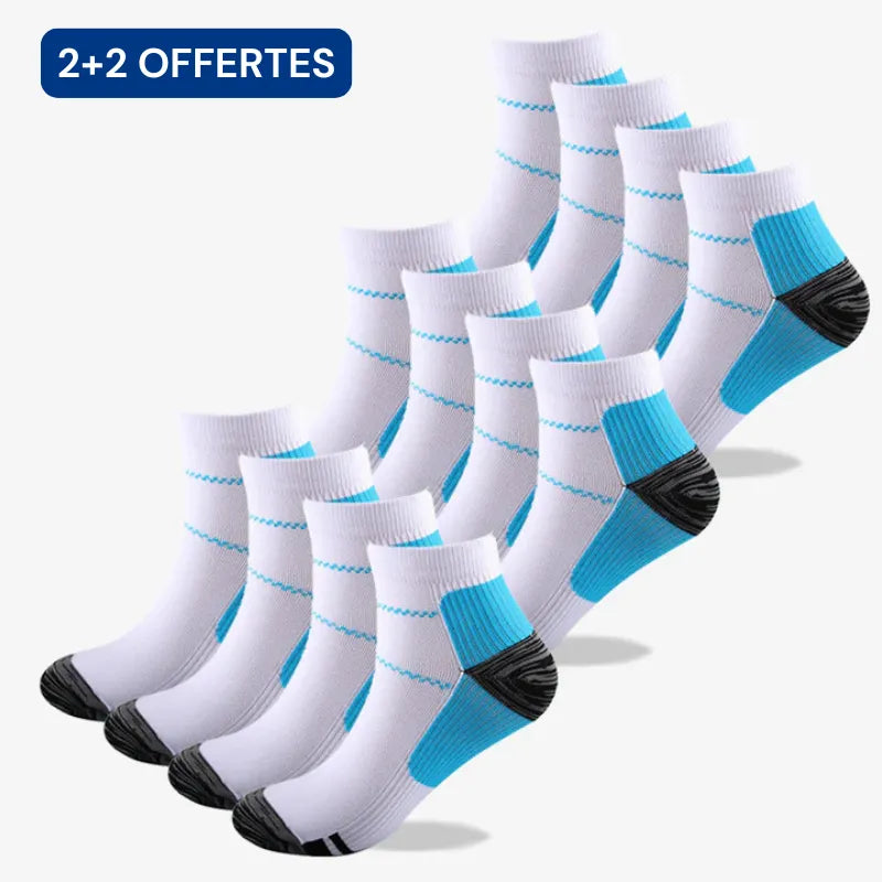 Chaussettes de compression en fibre de bambou – Soutien, confort et bien-être au quotidien