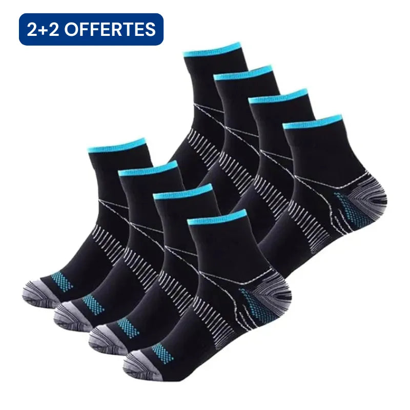 Chaussettes de compression en fibre de bambou – Soutien, confort et bien-être au quotidien