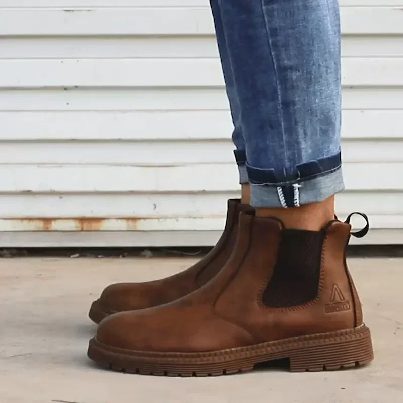 Bottes de sécurité imperméables avec embout en acier – Protection et confort tout-terrain
