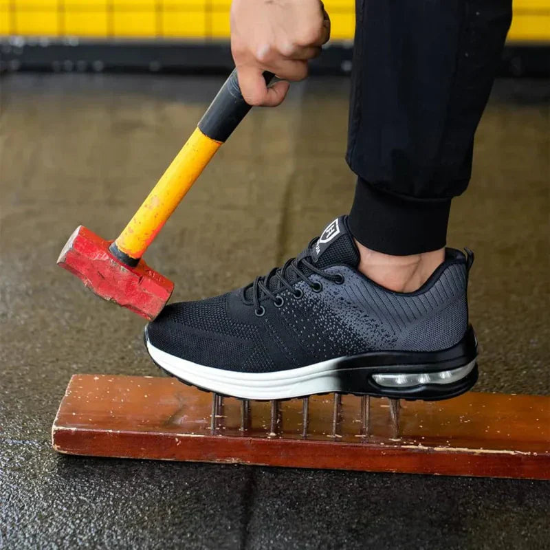Chaussures de sécurité légères et amorties – Protection et confort toute la journée
