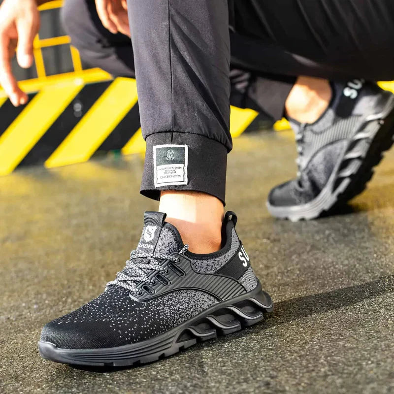 Chaussures de sécurité légères et respirantes – Protection et confort toute la journée