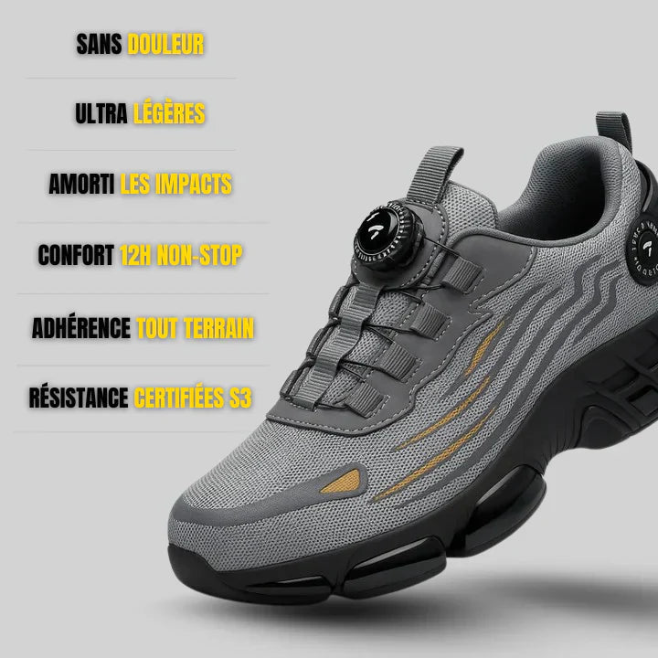 Chaussures de sécurité à bout renforcé – Protection et confort supérieurs