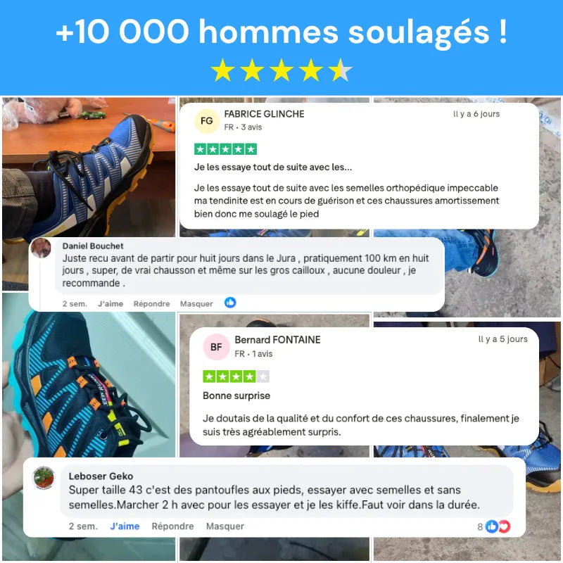 Chaussures Orthopédiques de Marche – Confort et Soutien à Chaque Pas