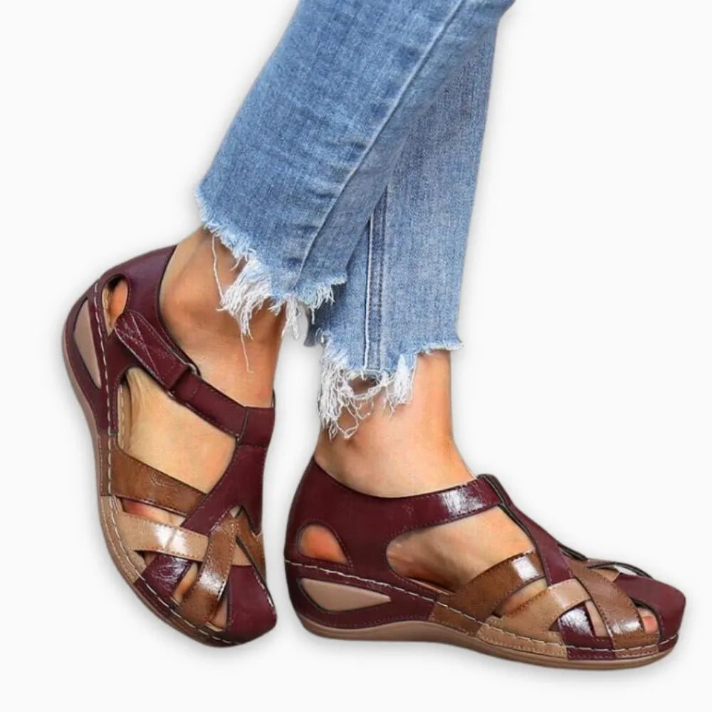 Sandales Orthopédiques Compensées pour Femmes – Confort et Style à Chaque Pas