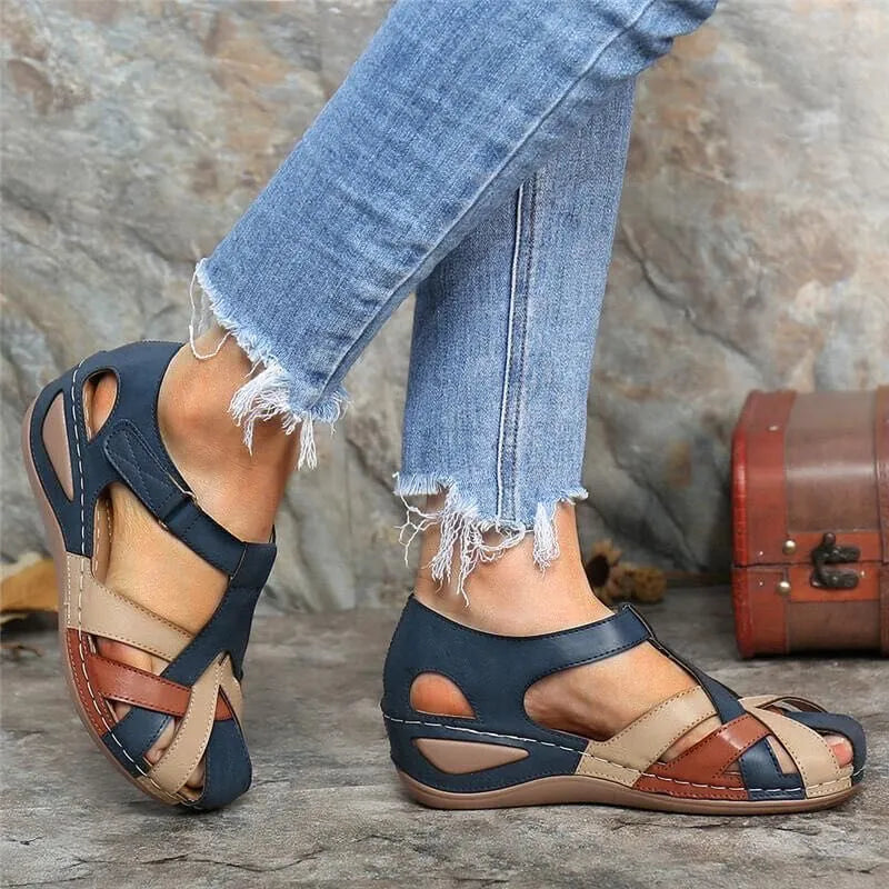 Sandales Orthopédiques Compensées pour Femmes – Confort et Style à Chaque Pas