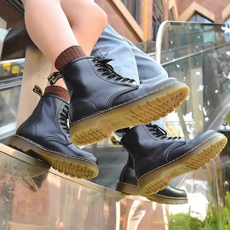 Bottes orthopédiques style Martin – Confort optimal et maintien quotidien